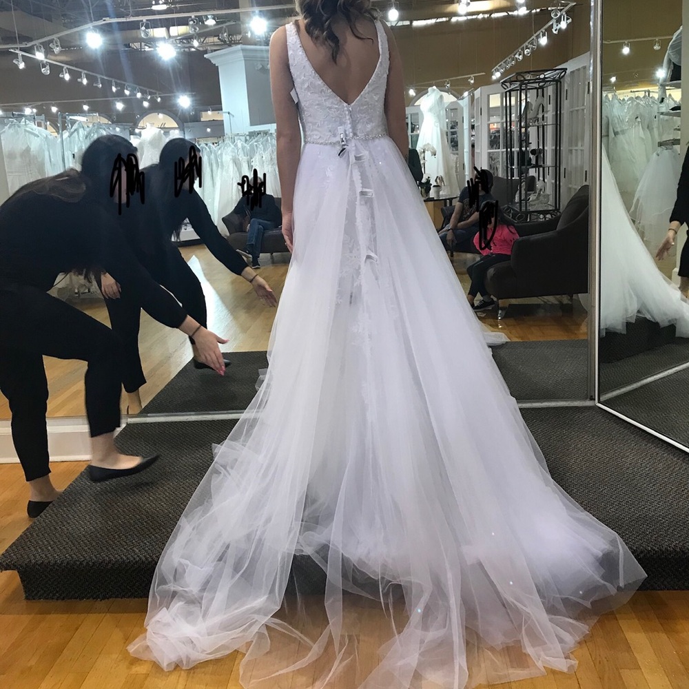 Camille La Vie White Wedding Dress